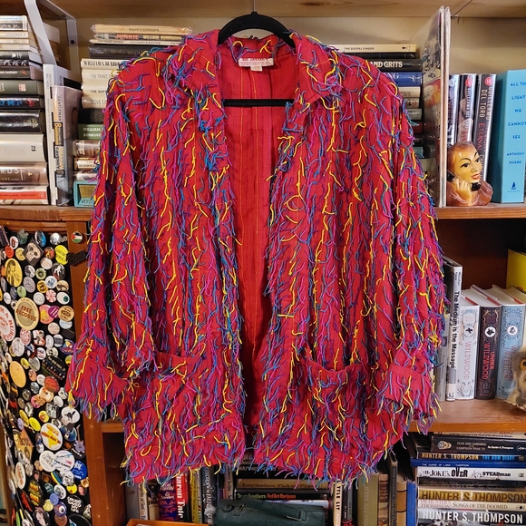 Colorful Fringe Women's Jacket - Picture 1 of 9
